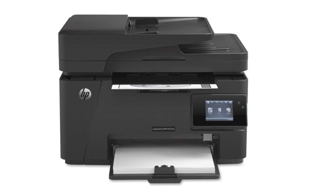 Hewlett-Packard-HP Laserjet Pro Wireless Monochrome Multifunction M127fw Laser Printer, Copier, Scanner and Fax, Up to 21 ppm, 600 x 600 dpi Black Print Quality