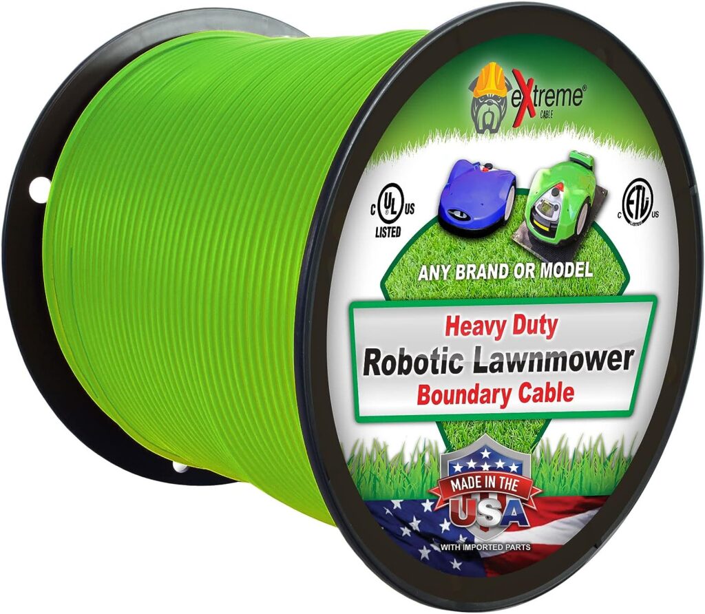 Universal Heavy Duty Automatic Lawnmower Boundary Wire - 500 14 Gauge Thick Professional Grade Robotic Lawnmower Perimeter Wire Works with All Brands