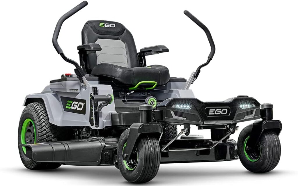 EGO POWER+ZT4204L 42-Inch 56-Volt Lithium-ion Cordless Z6 Zero Turn Riding Mower with (4) 10.0Ah Batteries and Charger Included